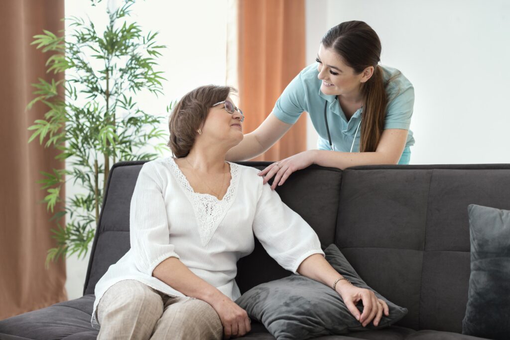 compassionate home care support in a familiar home environment